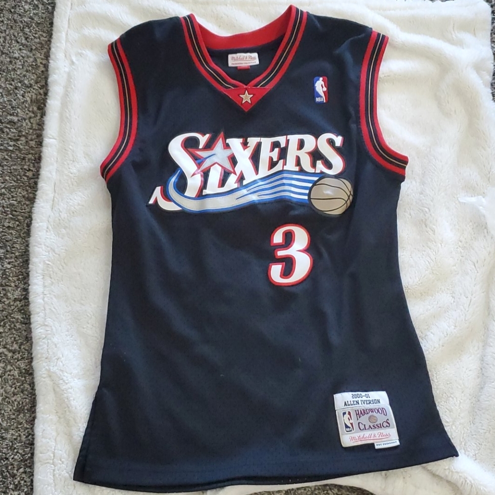 NBA Authentic HardwoodClassic Allen Iverson Jersey